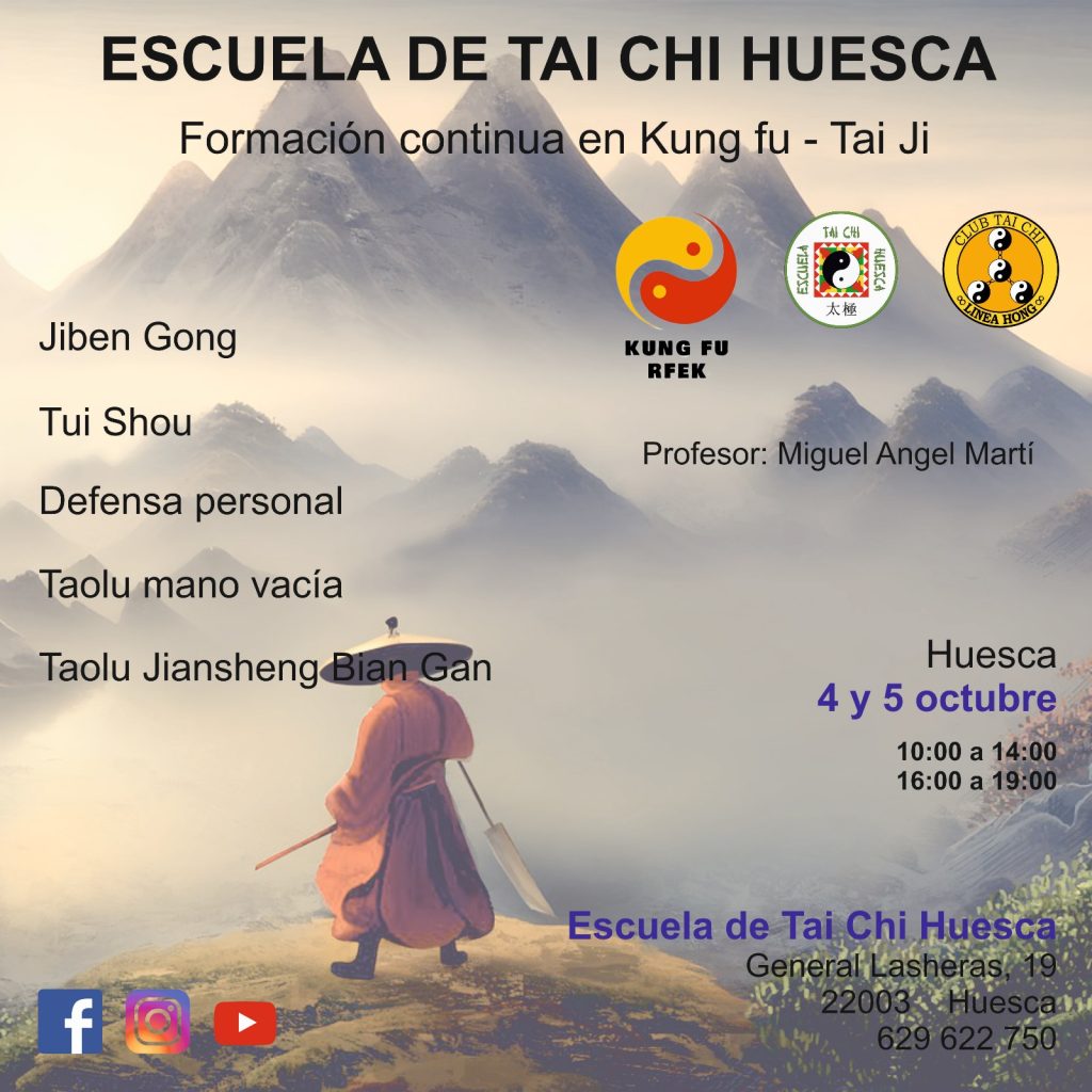 Curso Kung Fu Taiji Quan Huesca