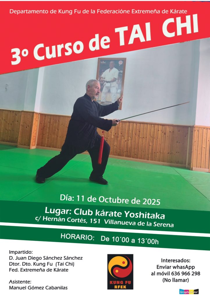 Curso Kung Fu Taiji Quan Villanueva de la Serena (Badajoz)